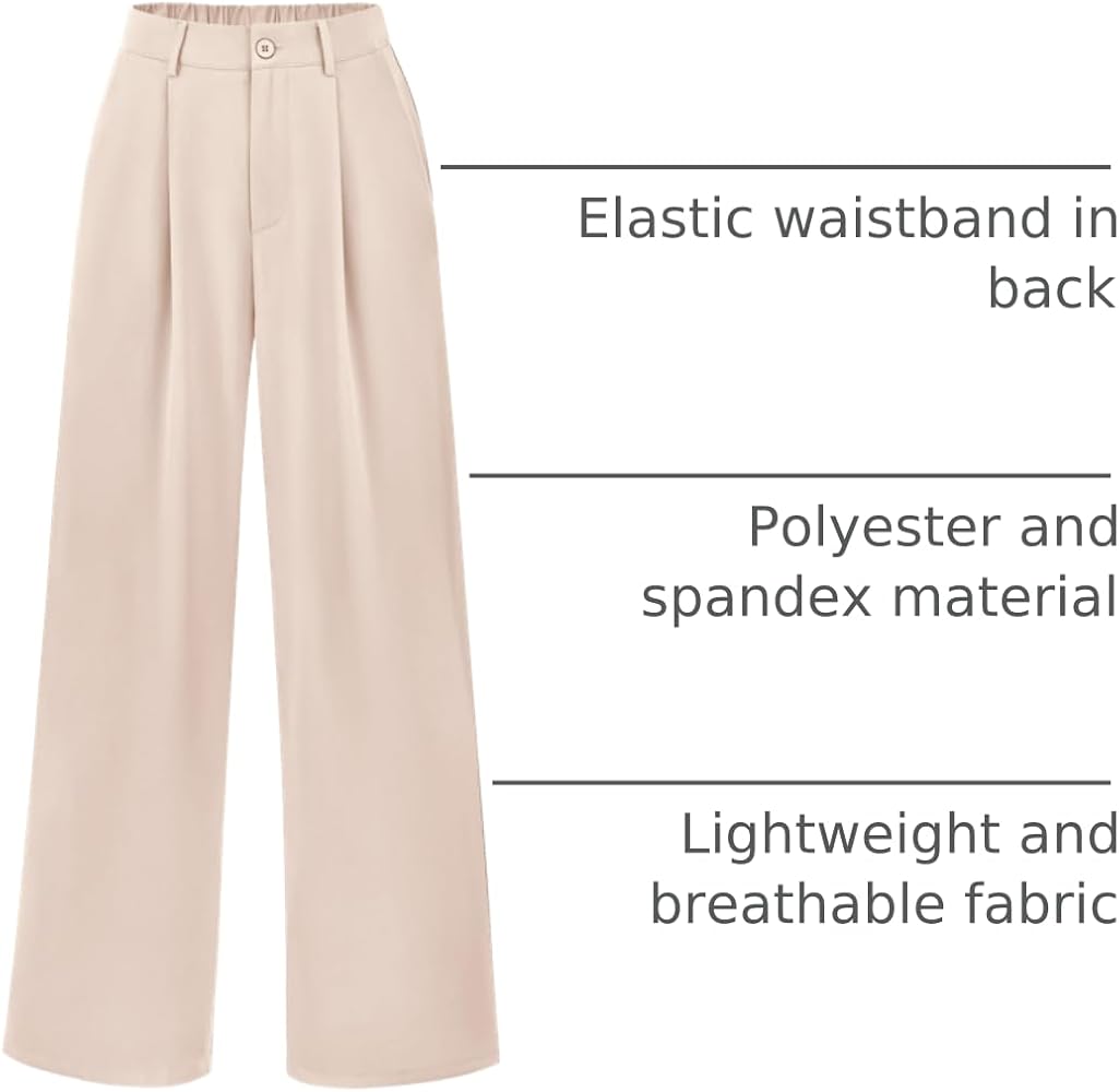 PRETTYGARDEN Wide Leg Pants for Women Trendy 2025 Fall High